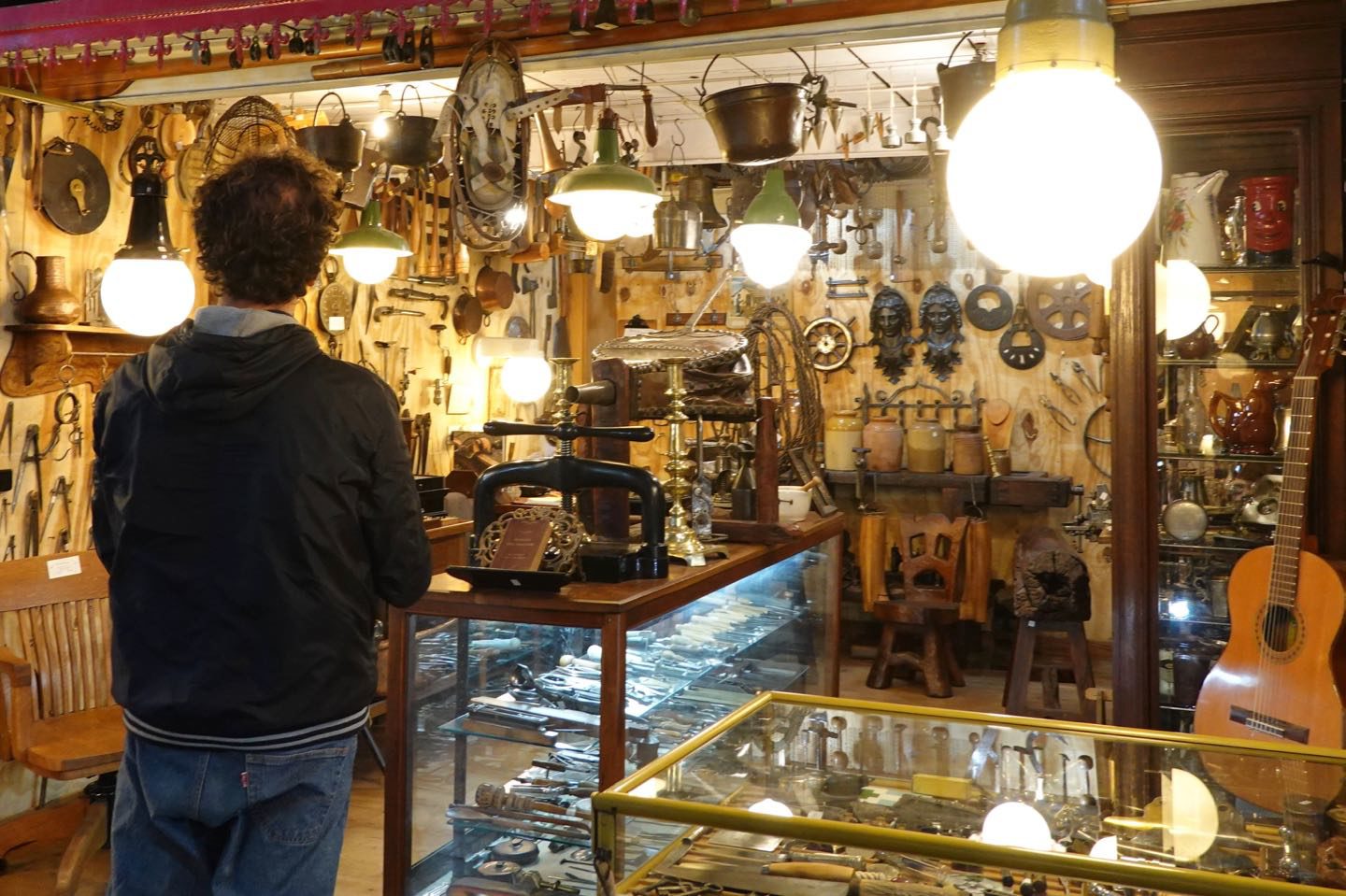 Antique shop in San Telmo Market
