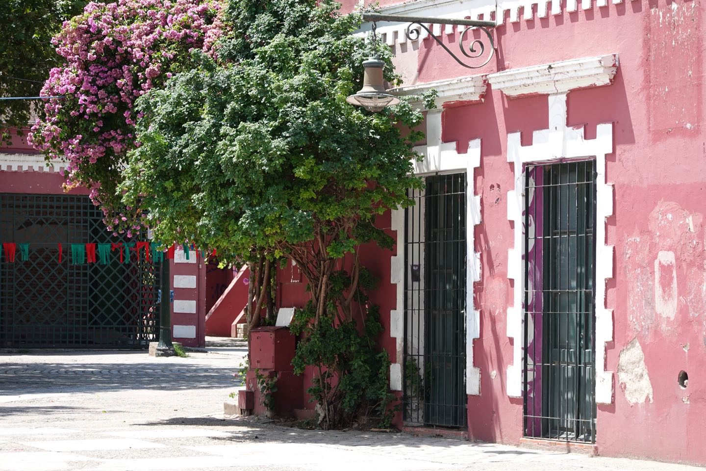 Paseo de las Artes en barrio Güemes un día de semana