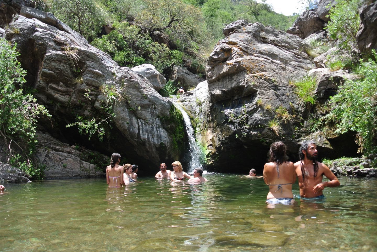 Olla en el Balneario La Toma