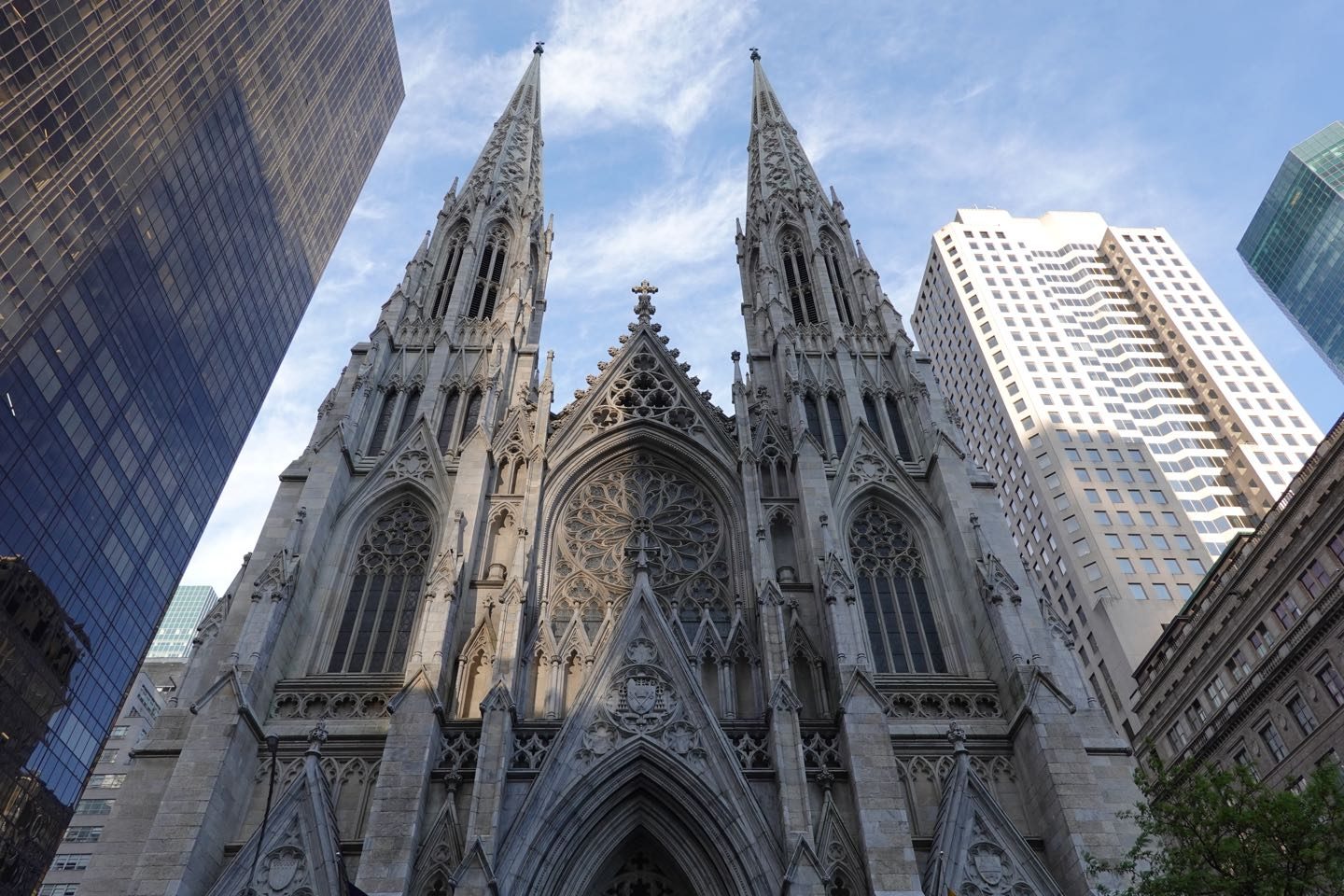 La catedral mas famosa de Nueva York, St. Patrick's Cathedral.