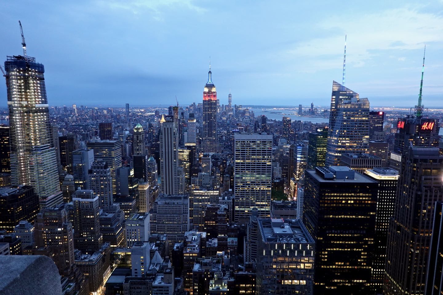 Vista panorámica de Nueva York.