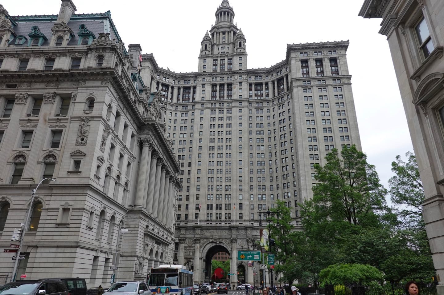 European Style Palace in NYC. The David N. Dinkins Municipal Building.