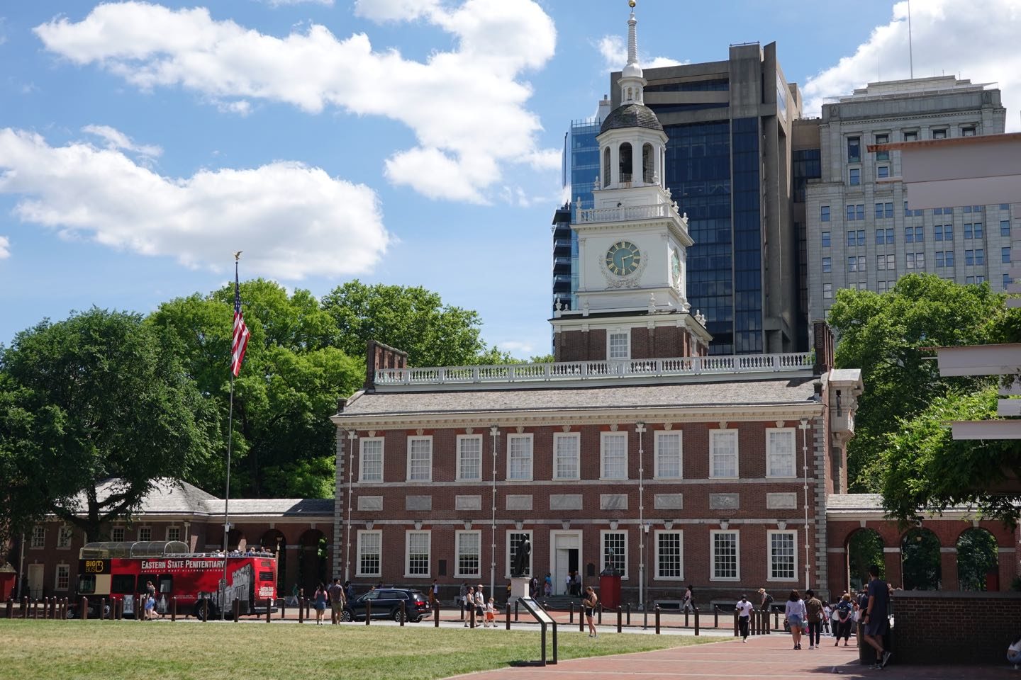 Independence Hall of Philadelphia.