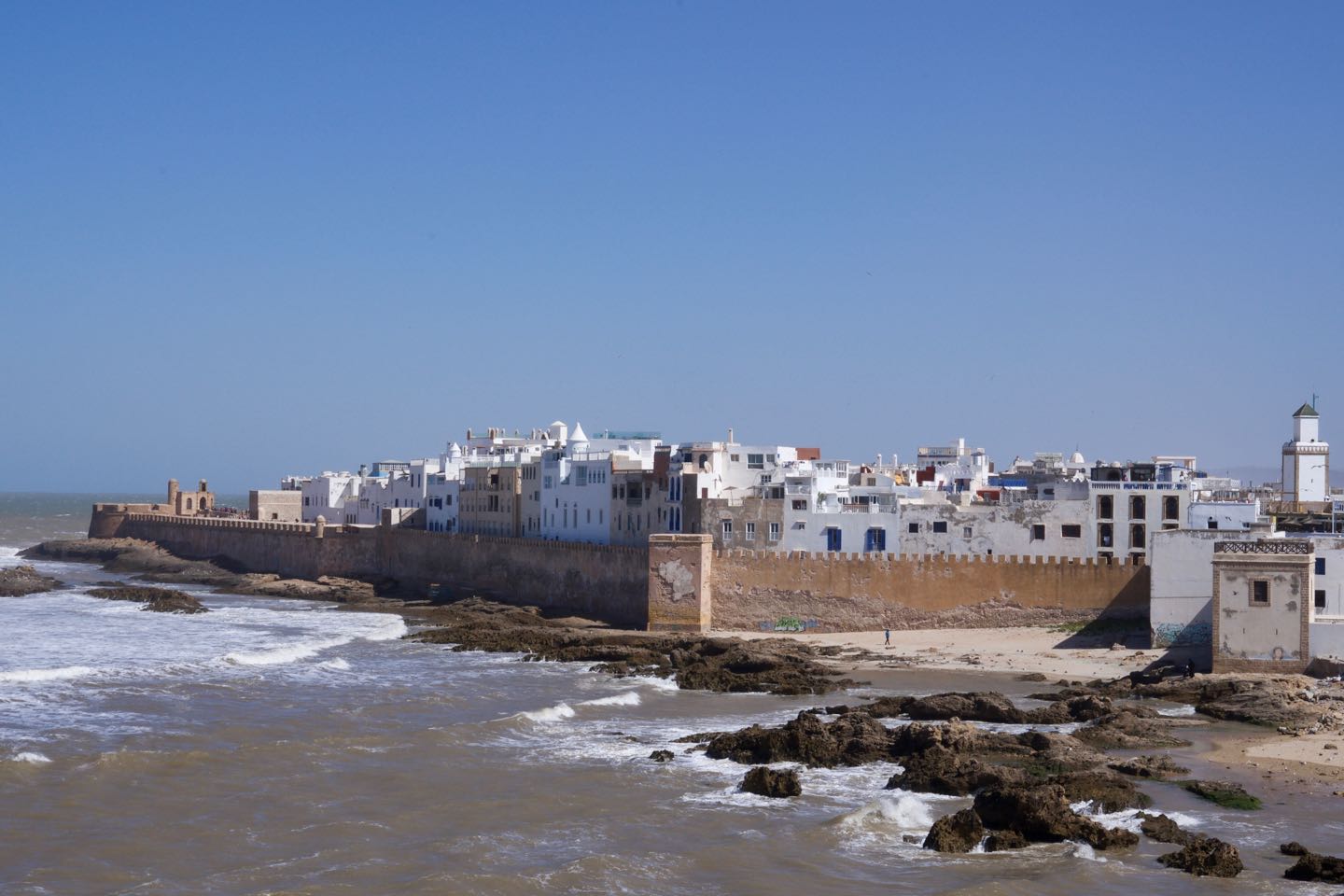 Best panoramic view of the Medina of Essaouira.