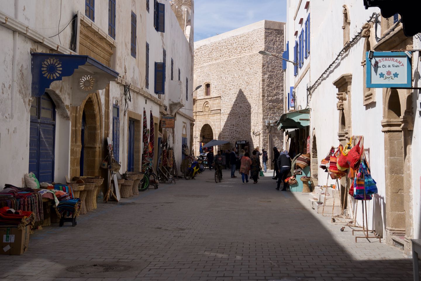 One of the main street inside the medina.