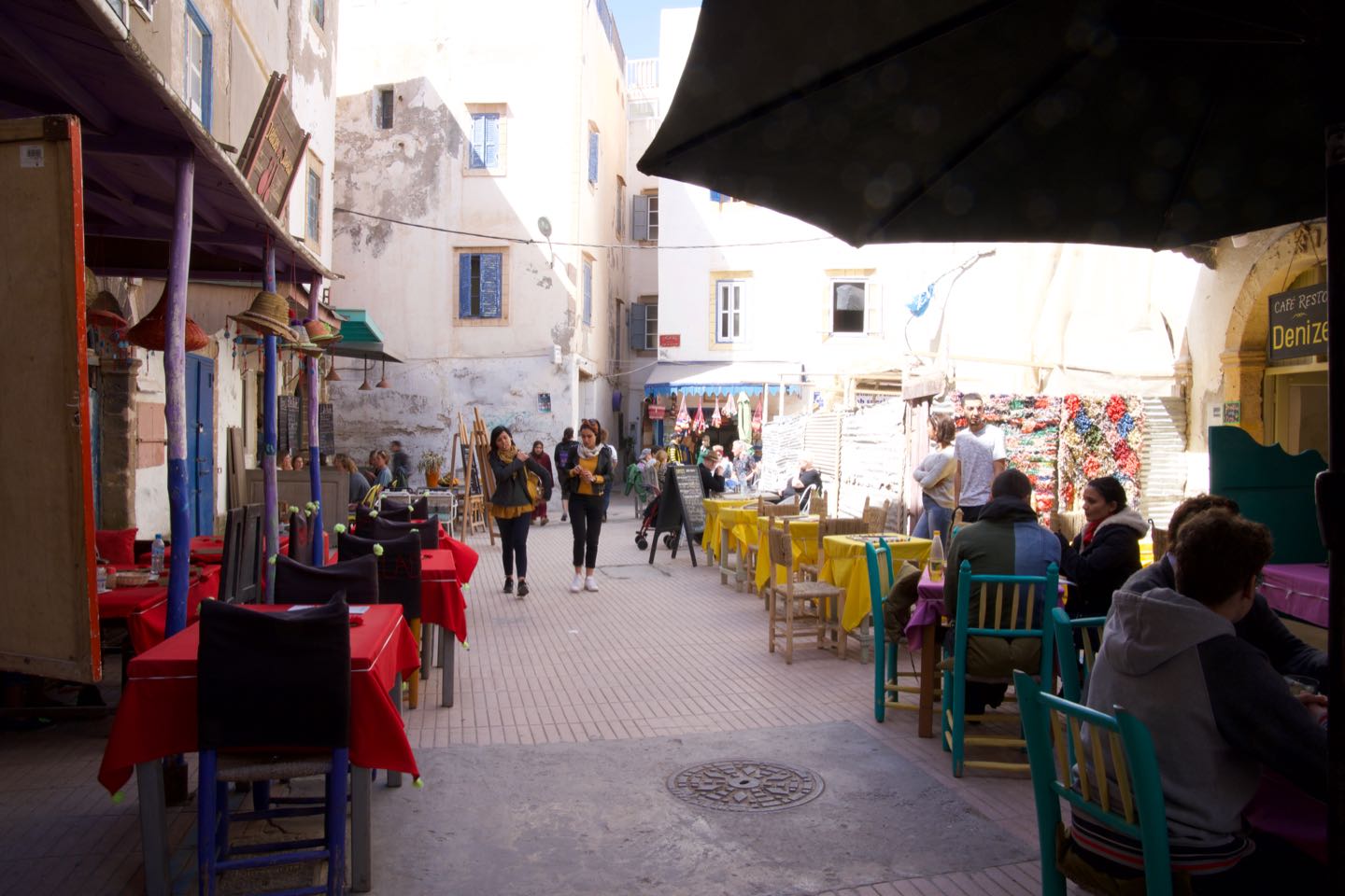 Rue Boutoil, a small alley full of restaurants.