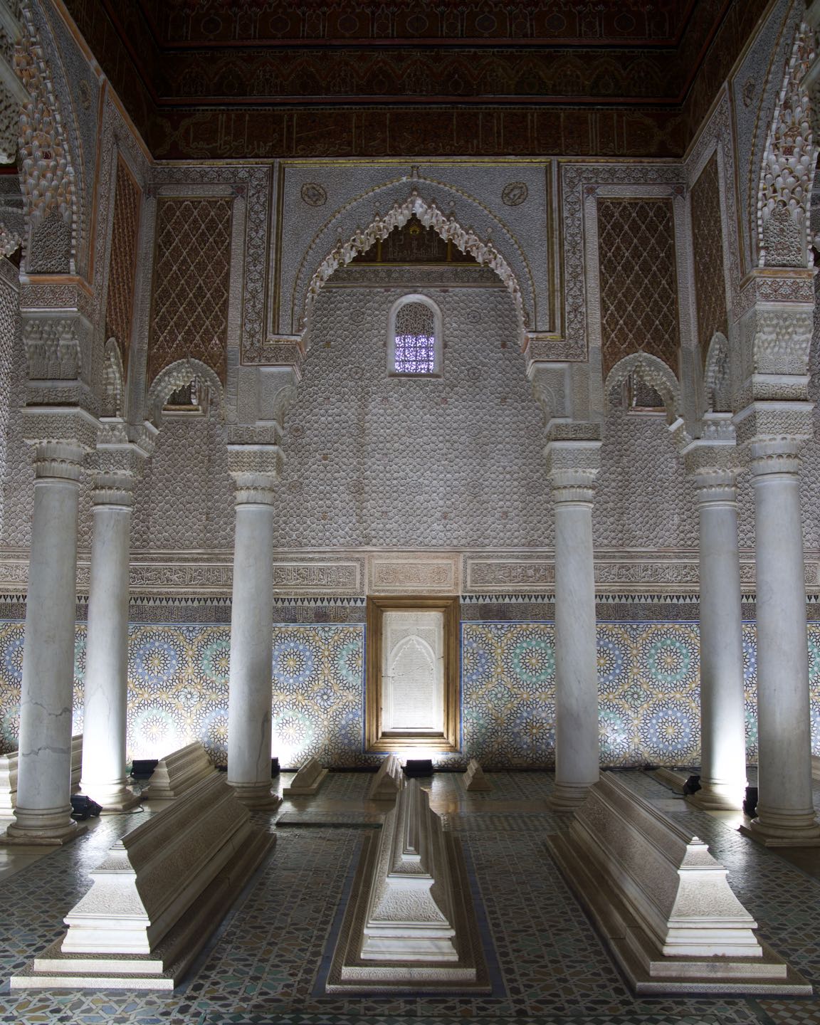 Saadien's Tombs is one of the famous attractions in Marrakesh.